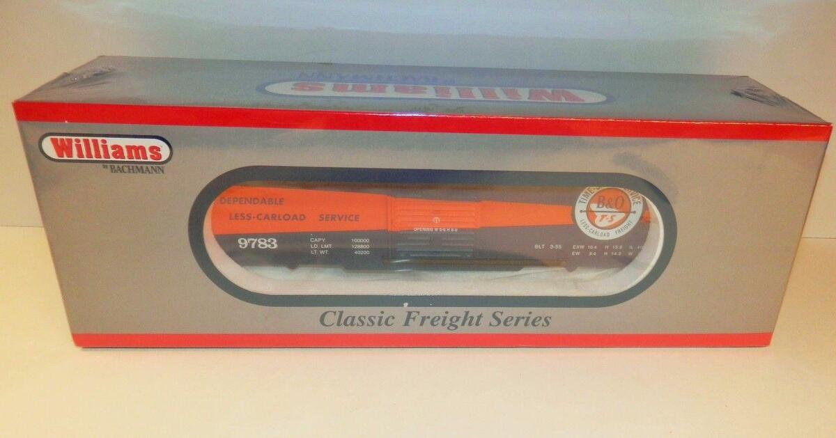 Williams 47032 40' Box Car B&O Timesaver Boxcar # 9783