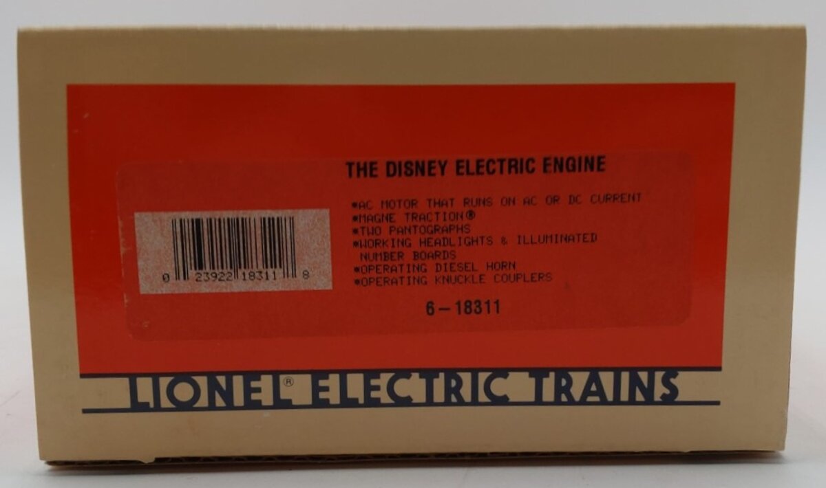 Lionel 6-18311 O Gauge Disney Mickey Mouse EP-5 Electric Locomotive #8311 LN/Box