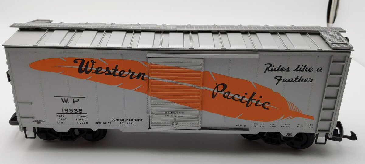 Piko 38860 G Western Pacific Boxcar Orange Feather #19538