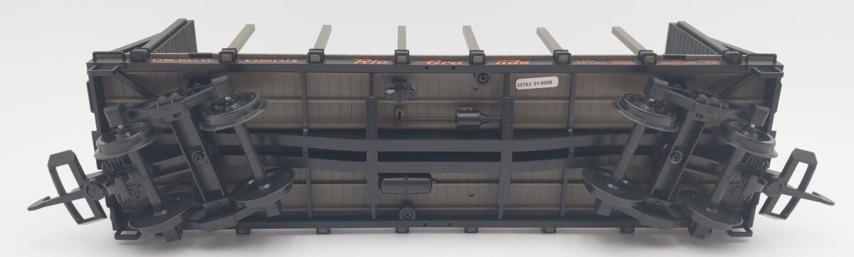 Piko 38763 G Scale Denver & Rio Grande Western Bulkhead Flatcar #6803