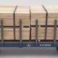 Piko 38741 G Baltimore & Ohio Flatcar with Lumber Load