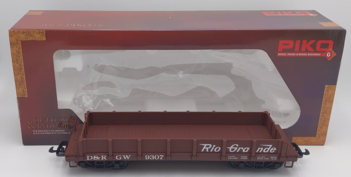 Piko 38736 G Denver & Rio Grande Western Low-Side Gondola #9307