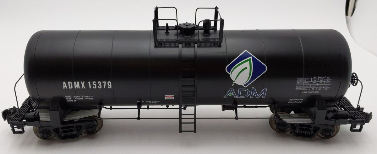 MTH 70-73038 G Scale ADM Unibody Tank Car #15379 w/ Metal Wheels