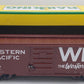 MTH 70-74089 G Scale Western Pacific Railking 40' Boxcar #20957 w/ Metal Wheels
