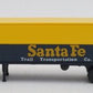 Con-Cor 004-005119 N Scale Santa Fe 1950's Era Piggyback Trailer Set LN/Box