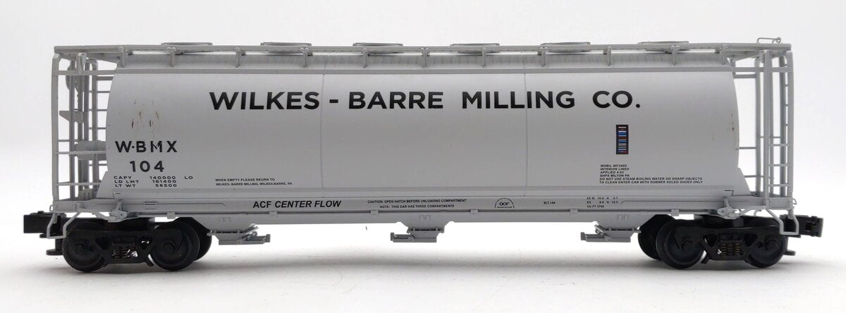 Lionel 6-84924 O Wilkes-Barre Mining Cylindrical Covered Hopper #104