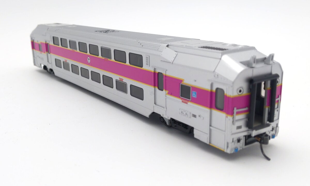 Atlas 20004855 HO Scale MBTA Multi-level Trailer #780
