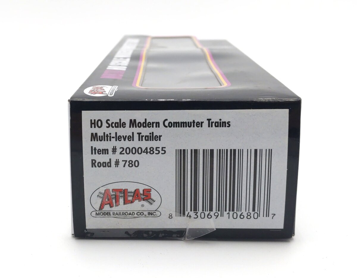 Atlas 20004855 HO Scale MBTA Multi-level Trailer #780