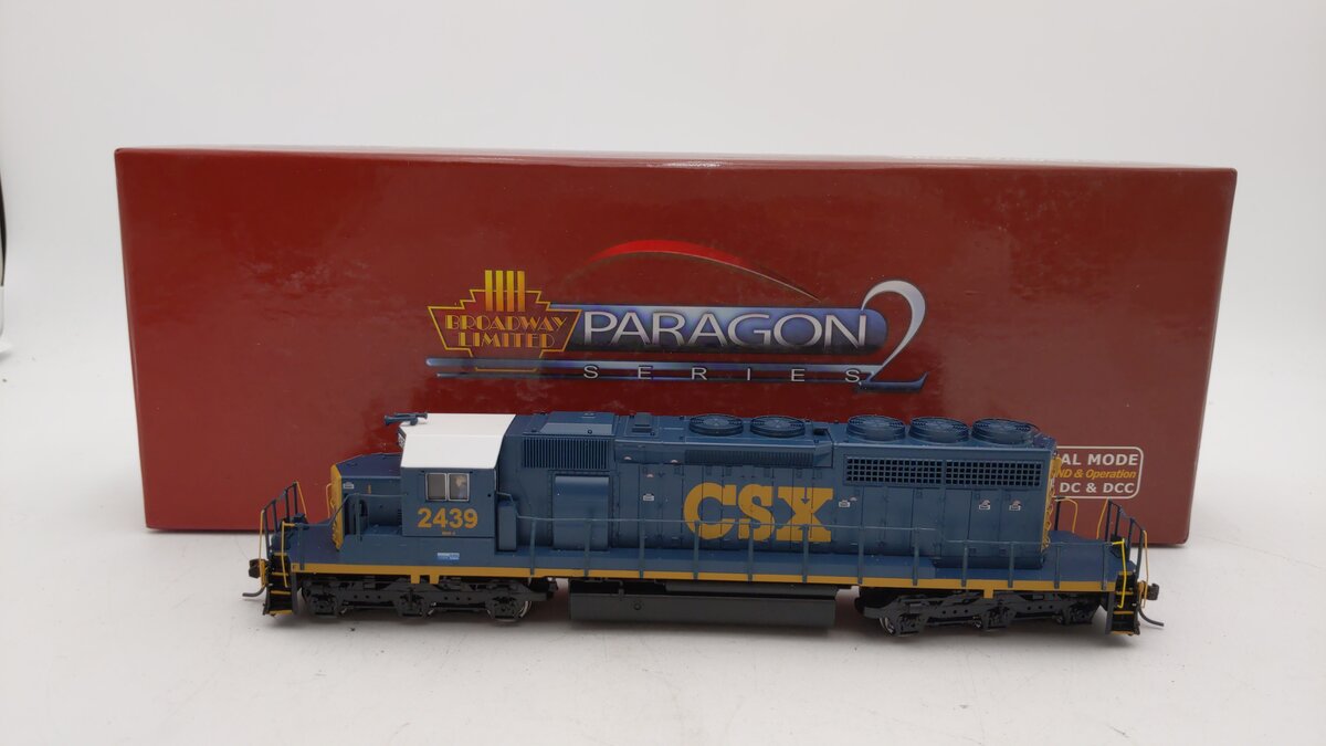 Broadway Limited 2713 HO CSX EMD SD40-2 #2439 w/Sound/DCC/Paragon2