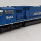 Athearn G67391 HO Conrail SD60I Diesel Locomotive with DCC & Sound #5642