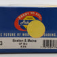Athearn 78913 Boston & Maine HO RTR GP38-2 Diesel Locomotive #210 EX/Box