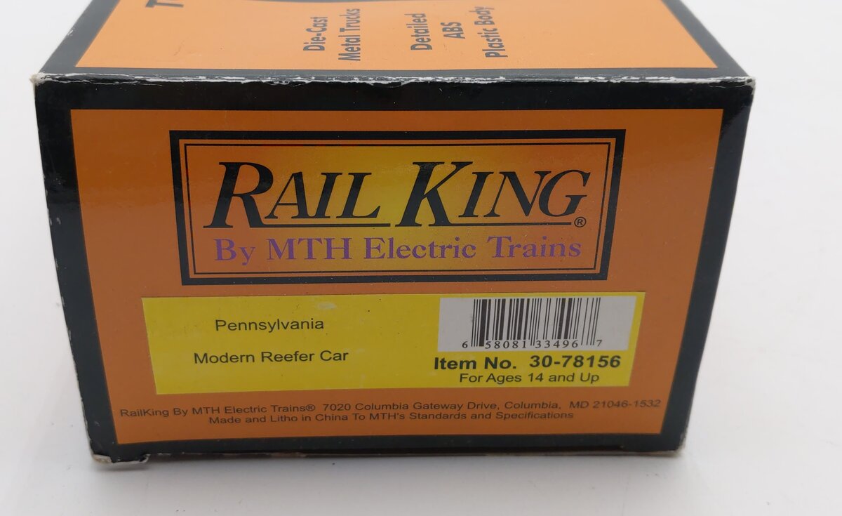 MTH 30-78156 O PRR Modern Reefer