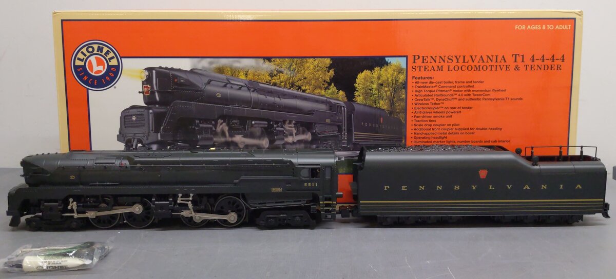Lionel 6-28063 O Pennsylvania T-1 4-4-4-4 Duplex Steam Locomotive & Tender #5511 EX/Box