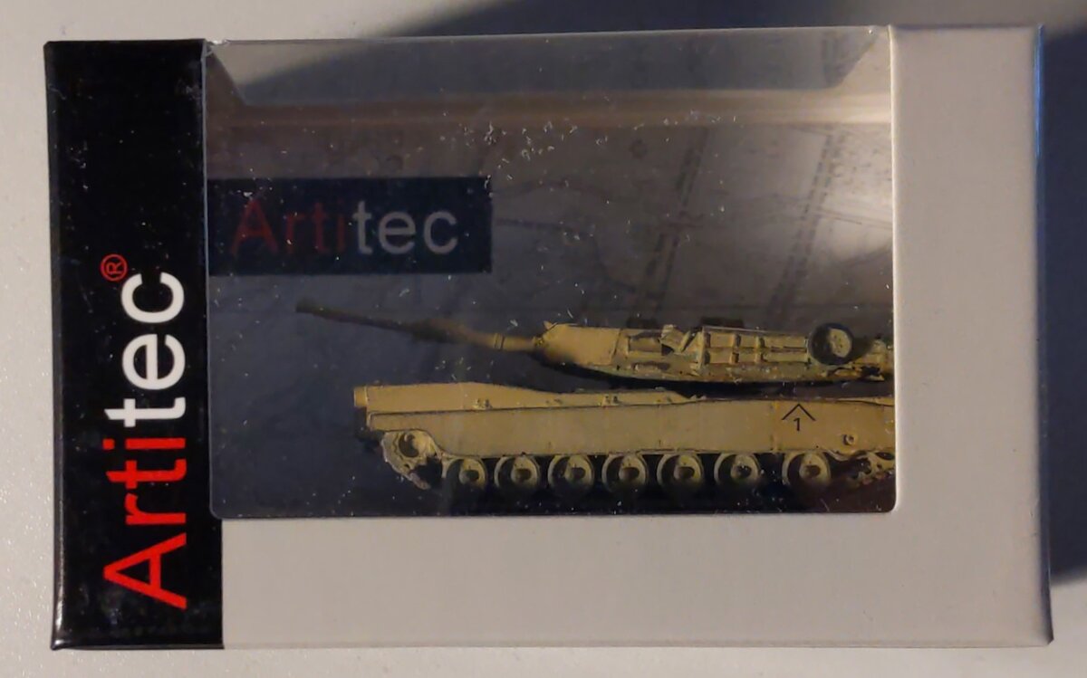 Artitec Models 6160078 1:160 M1A1 N Scale Abrams Desert Train Load