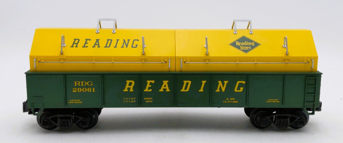 Lionel 2043161 O Reading Standard Gondola Car #29061