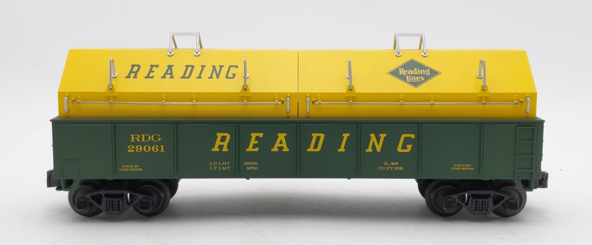 Lionel 2043161 O Reading Standard Gondola Car #29061