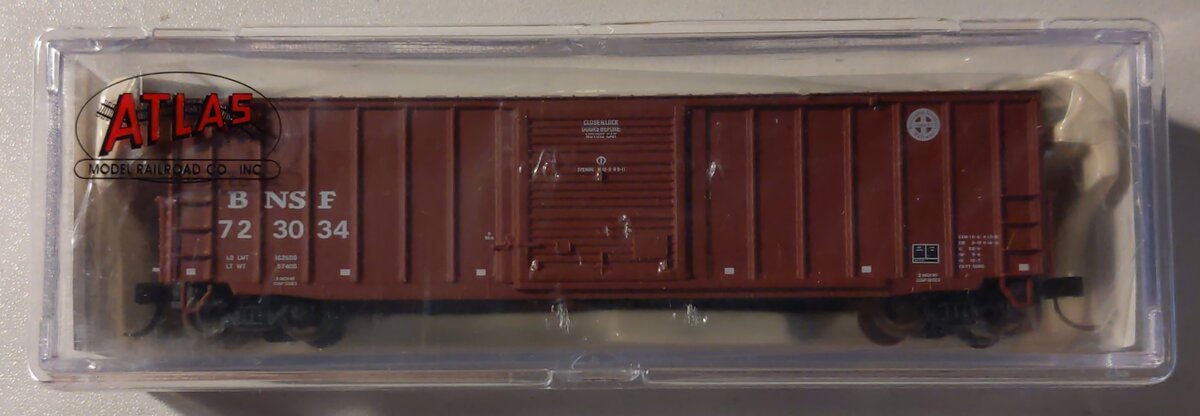 Atlas 45352 N BNSF 50' Precision Design Boxcar #723034