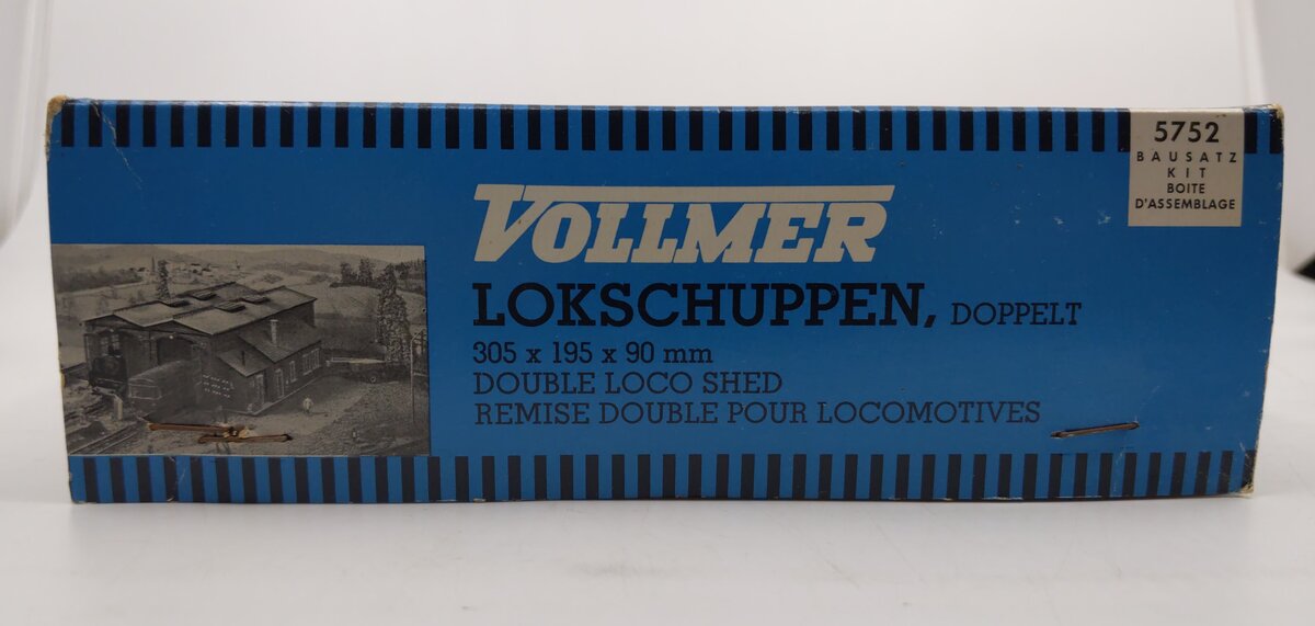 Vollmer 5752 HO Scale Two Stall Engine Shed