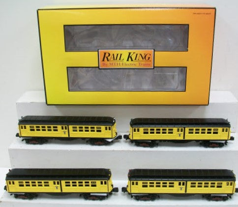 MTH 30-2758-1 O Metropolitan Work Train LO-V Subway Set w/PS 2.0 (Set of 4)