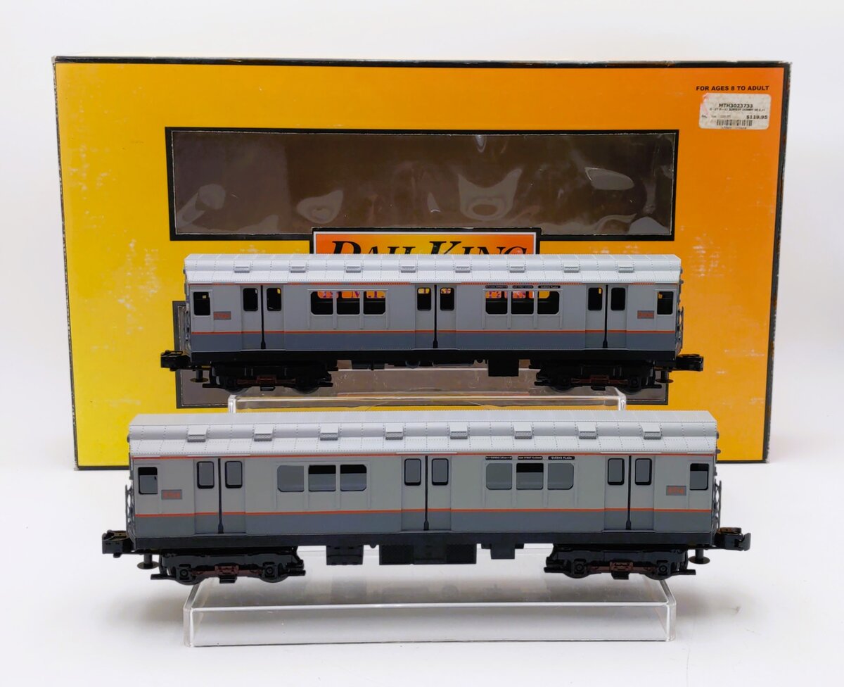 MTH 30-2373-3 O MTA World's Fair R-12 Subway Add-On Non Powered