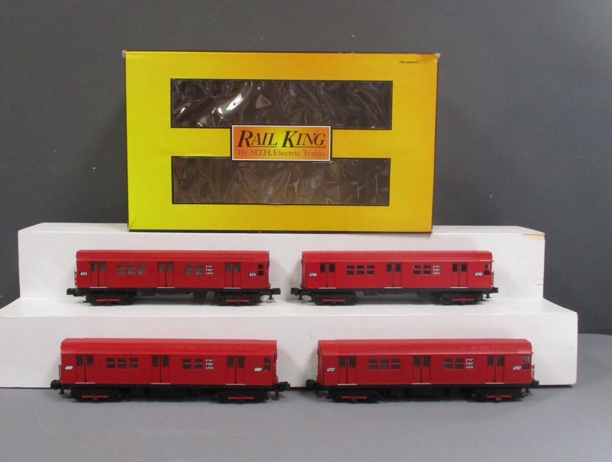 MTH 30-2392-1 O Gauge MTA Redbird R-17 4-Car Subway Set with Proto-Sound 2.0 LN/Box