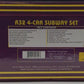 MTH 20-2283-1 O MTA R32 Subway Set w/PS2 (Set of 4) LN/Box