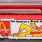 LGB 44910 G Scale McDonalds "You Deserve A Break Today" Boxcar LN/Box