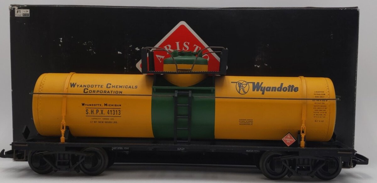Aristo-Craft 41313 G Scale Wyandotte Single Dome Tank Car