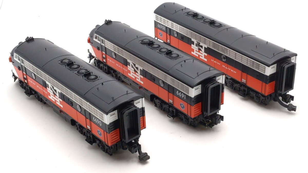 MTH 20-20348-1 O New Haven F-3 ABA Diesel Engine Set w/ P-S 3.0 #690/6691/6690B