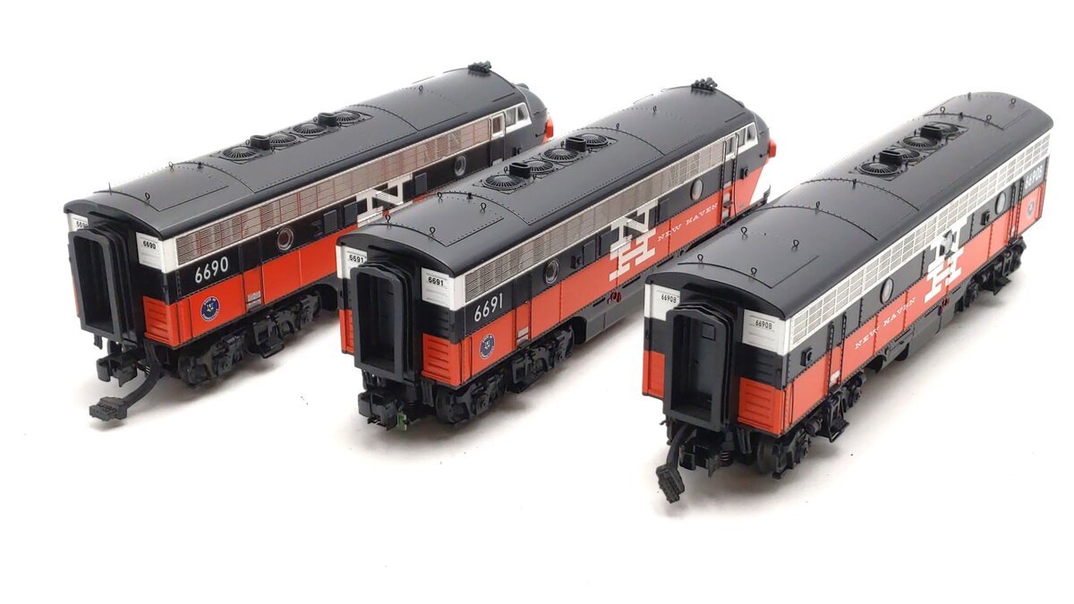 MTH 20-20348-1 O New Haven F-3 ABA Diesel Engine Set w/ P-S 3.0 #690/6691/6690B