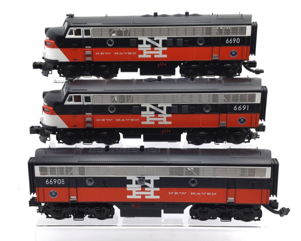 MTH 20-20348-1 O New Haven F-3 ABA Diesel Engine Set w/ P-S 3.0 #690/6691/6690B