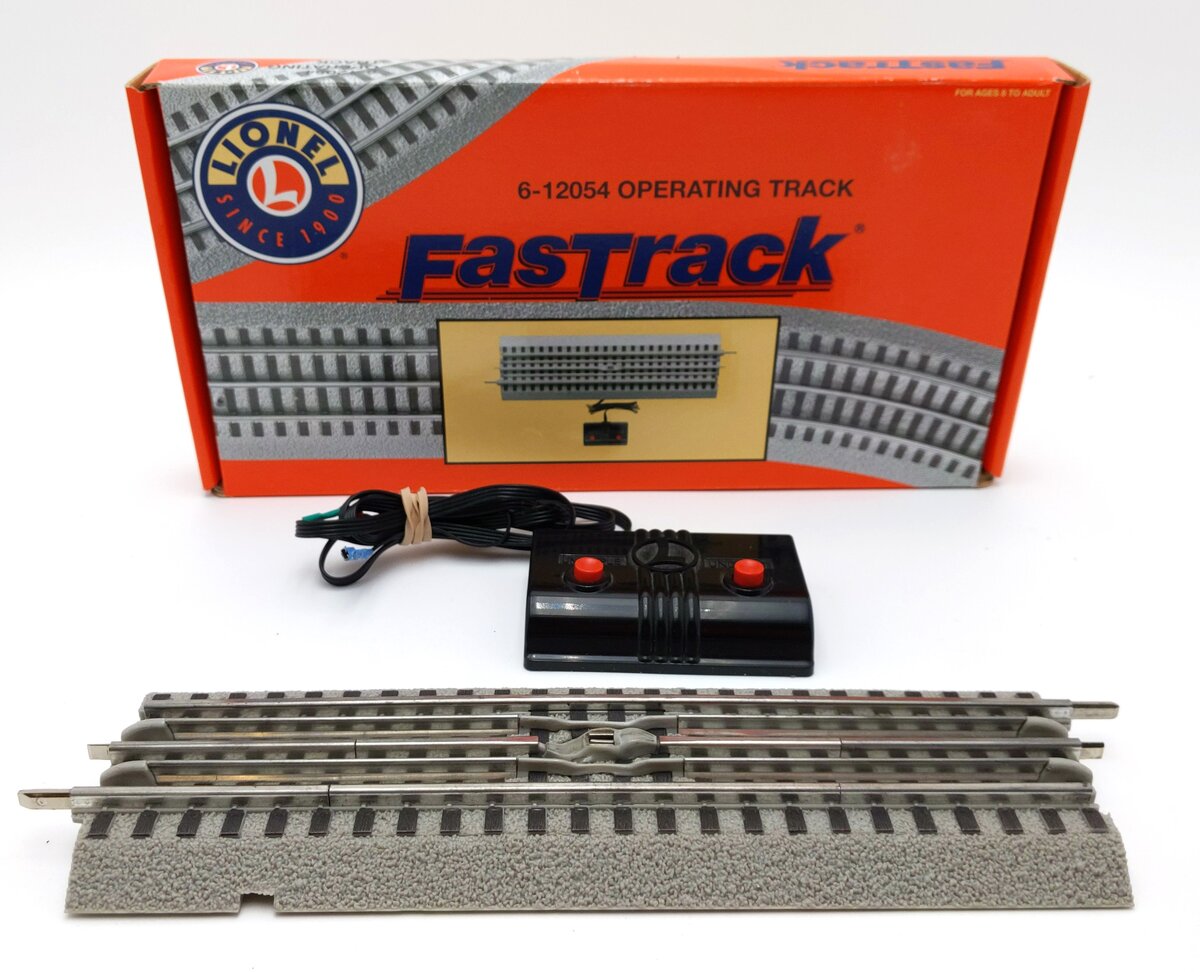 Lionel 6-12054 O Gauge FasTrack Operating Track Section LN/Box
