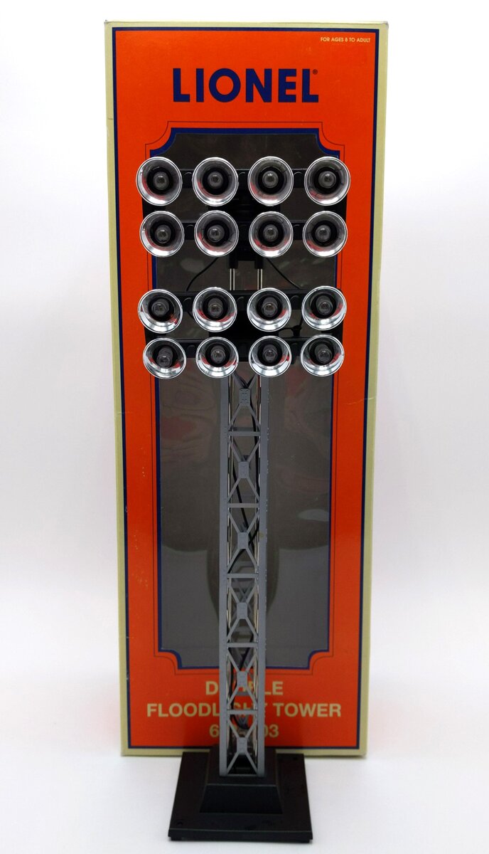 Lionel 6-24103 O 16 Lamp Double Floodlight Tower LN/Box