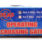 Atlas 6948 O Black & White Operating Crossing Gate