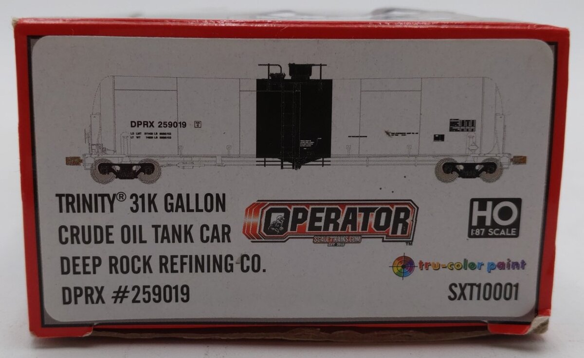 Scale Trains SXT10001 HO DPRX Trinity Rail 31,000 Crude Oil Tank Car #259019
