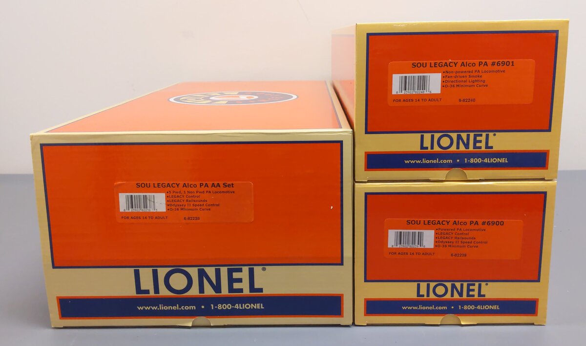 Lionel 6-82238 Southern ALCO PA A-A Diesel Locomotive #6900/6901