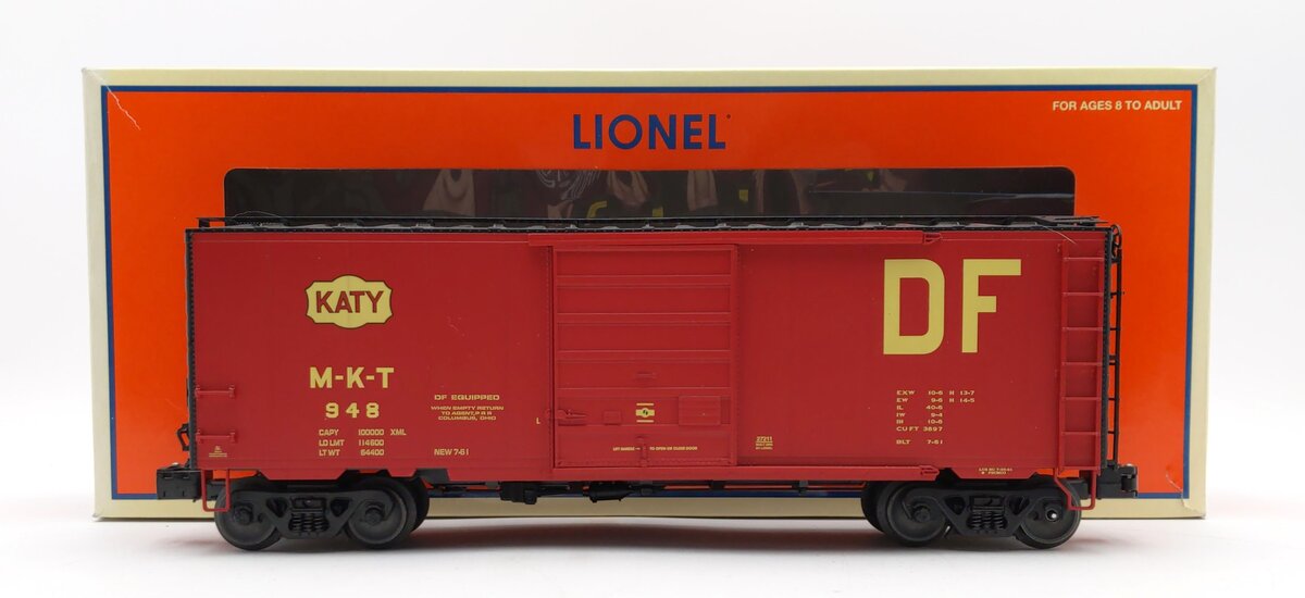 Lionel 6-27211 O Gauge Missouri-Kansas PS-1 Boxcar #948 LN/Box