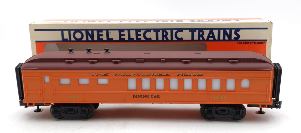 Lionel 6-19003 O Gauge Milwaukee Road Dining Car LN/Box