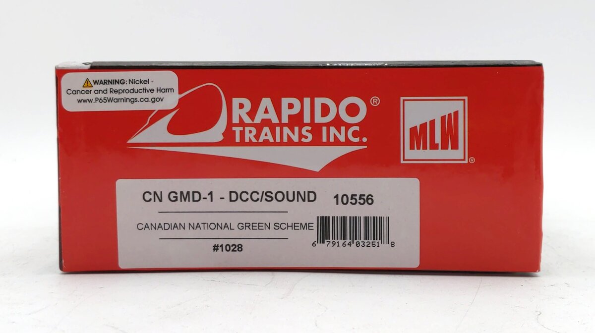 Rapido Trains 10556 HO GMD-1 Canadian National Diesel Engine #1028 w/DCC/Sound