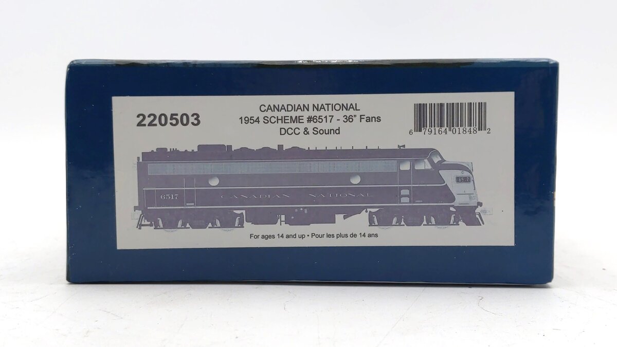 Rapido Trains 220503 HO Canadian National True North Diesel FP9A GPA17-a #6517