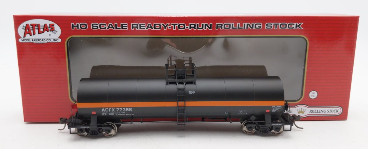 Atlas 20005619 HO ACFX 17,360 Gallon Chlorine Tank Car #77356