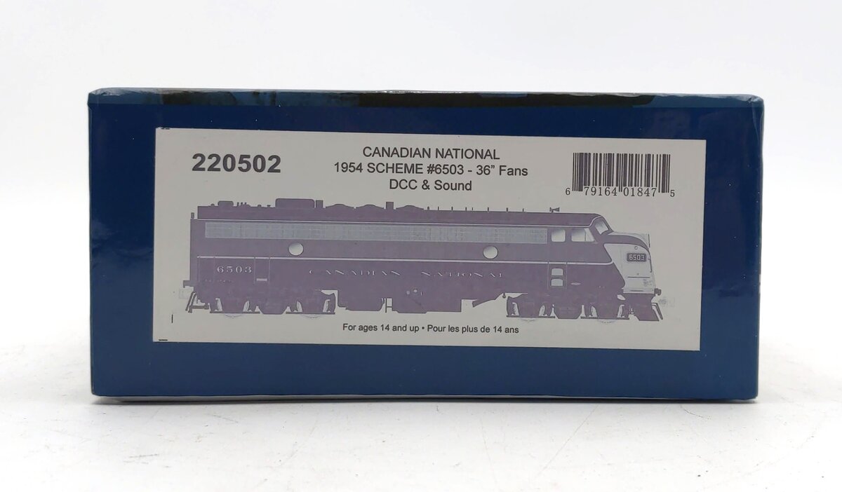 Rapido Trains 220502 HO Canadian National True North Diesel FP9A GPA17-a #6503