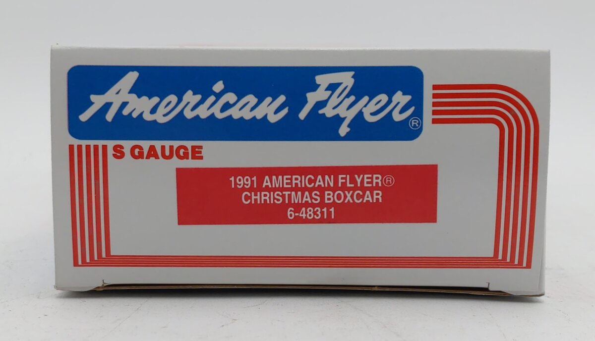 American Flyer 6-48311 S Scale 1991 Season's Greetings Boxcar #8311 LN/Box
