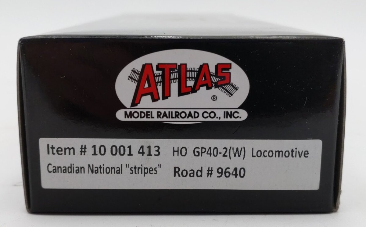 Atlas 10001413 HO Canadian National GMD GP40-2W CN Early Version Diesel #9640