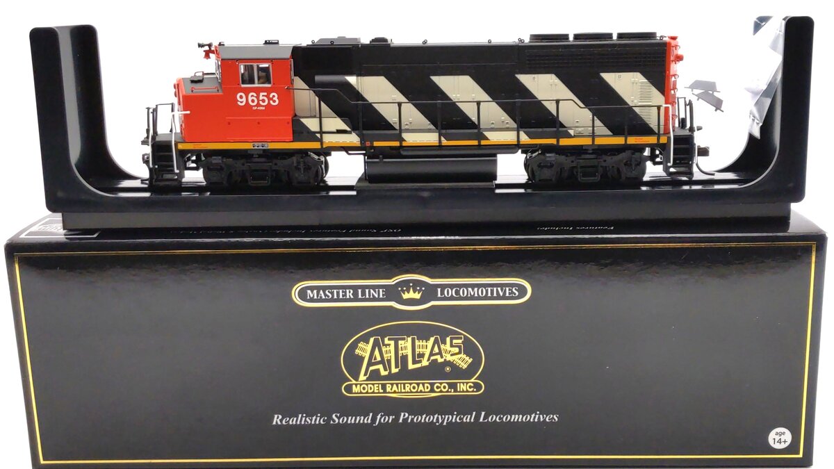 Atlas 10001414 HO Canadian National GMD GP40-2W CN Early Version Diesel #9653
