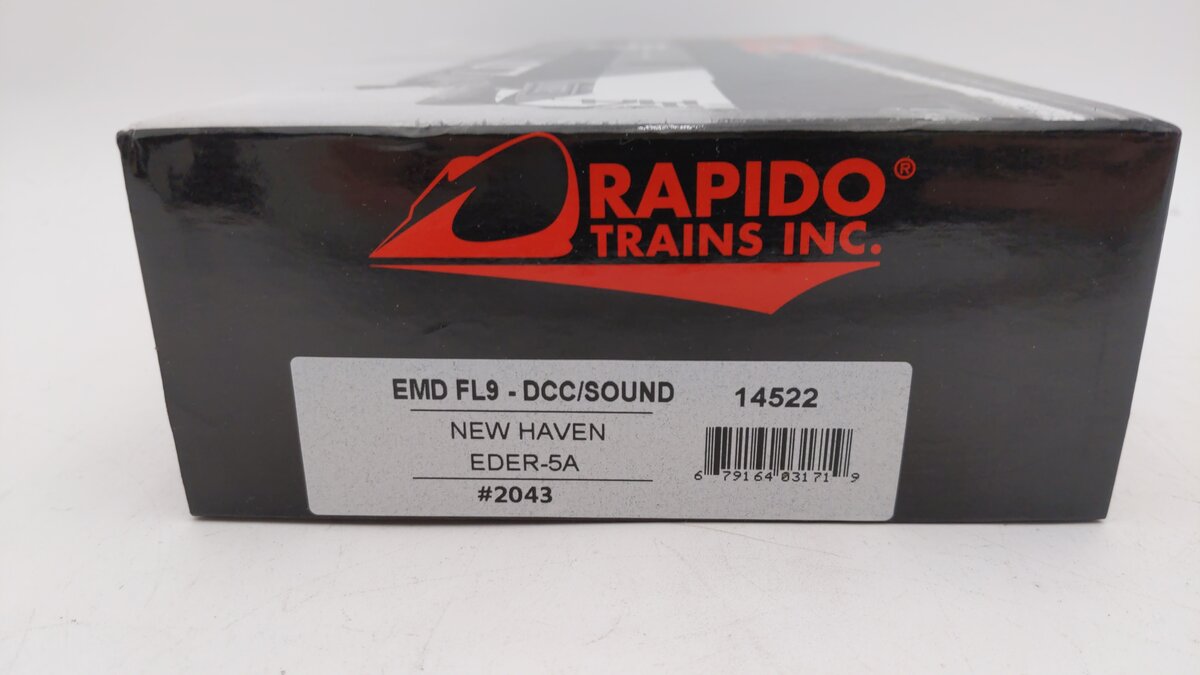 Rapido Trains 14522 HO New Haven EMD FL9 with LokSound & DCC #2043