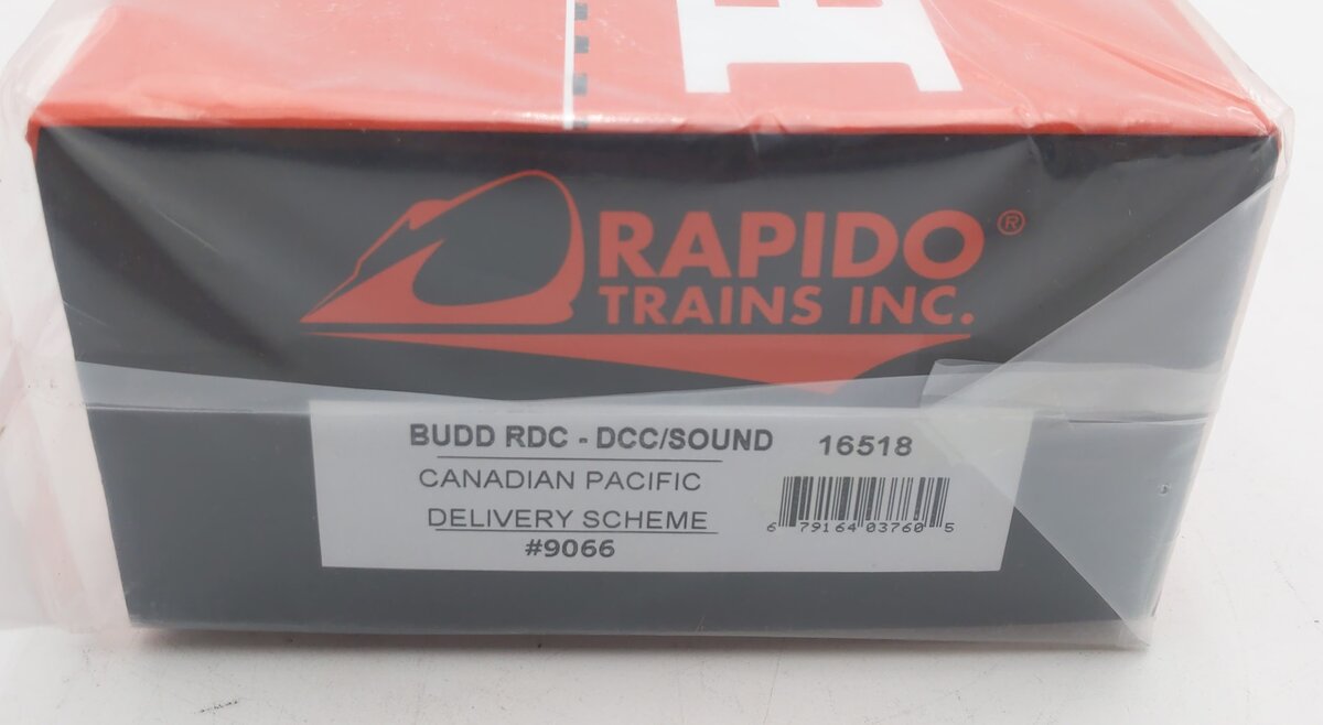 Rapido Trains 16518 HO Canadian Pacific Budd RDC-1 Phase 2 #9066