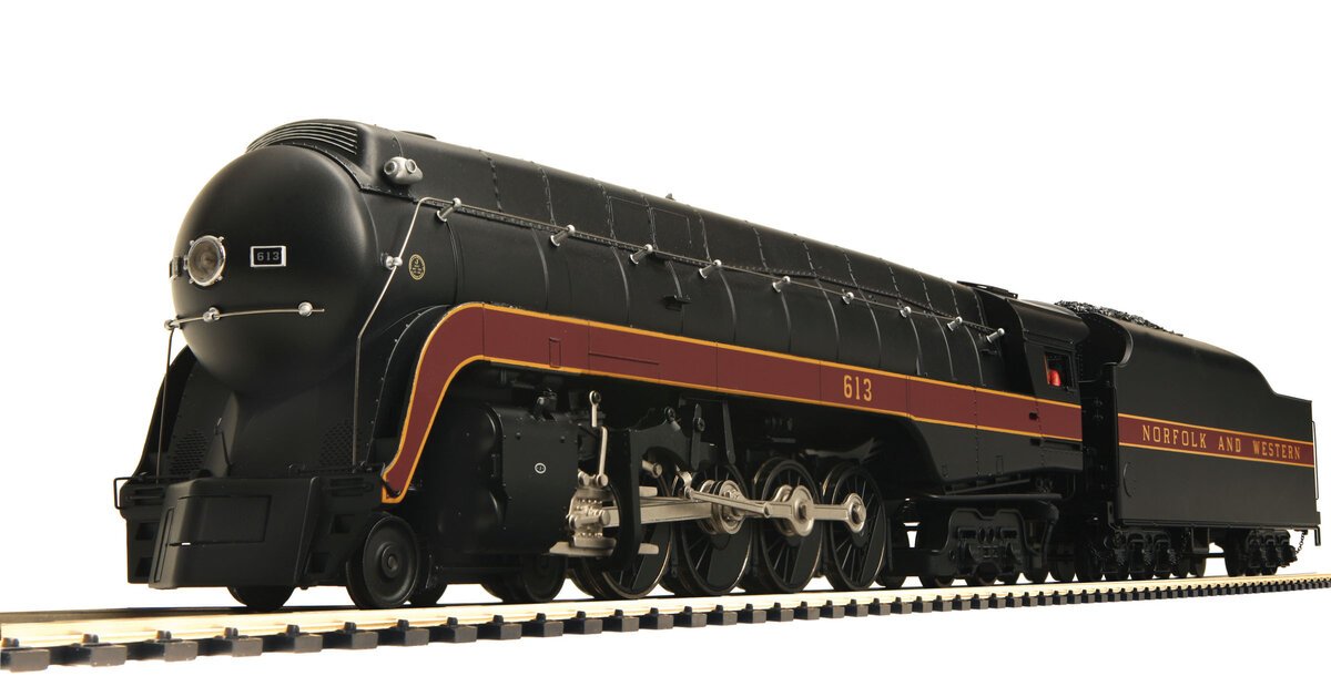 MTH 80-3145-1 Norfolk & Western HO Scale J Class 4-8-4 #613 w/PS3.0