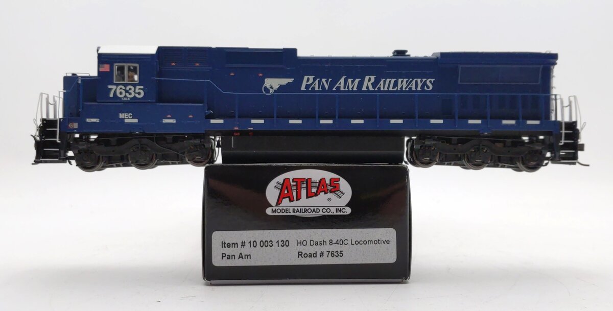 Atlas 10003130 HO Pan Am DASH 8-40C Diesel Locomotive w/ESU Sound & DCC #7635