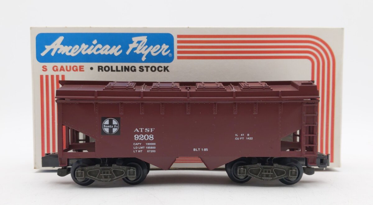 American Flyer 4-9208 S Scale Santa Fe Covered Hopper #9208 NIB